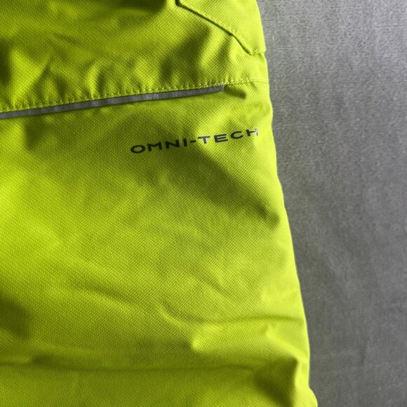 Columbia Bugaboo Youth Snow Pants M (10/12) Neon Green Omni-Tech Waterproof –NEW - Picture 6 of 13